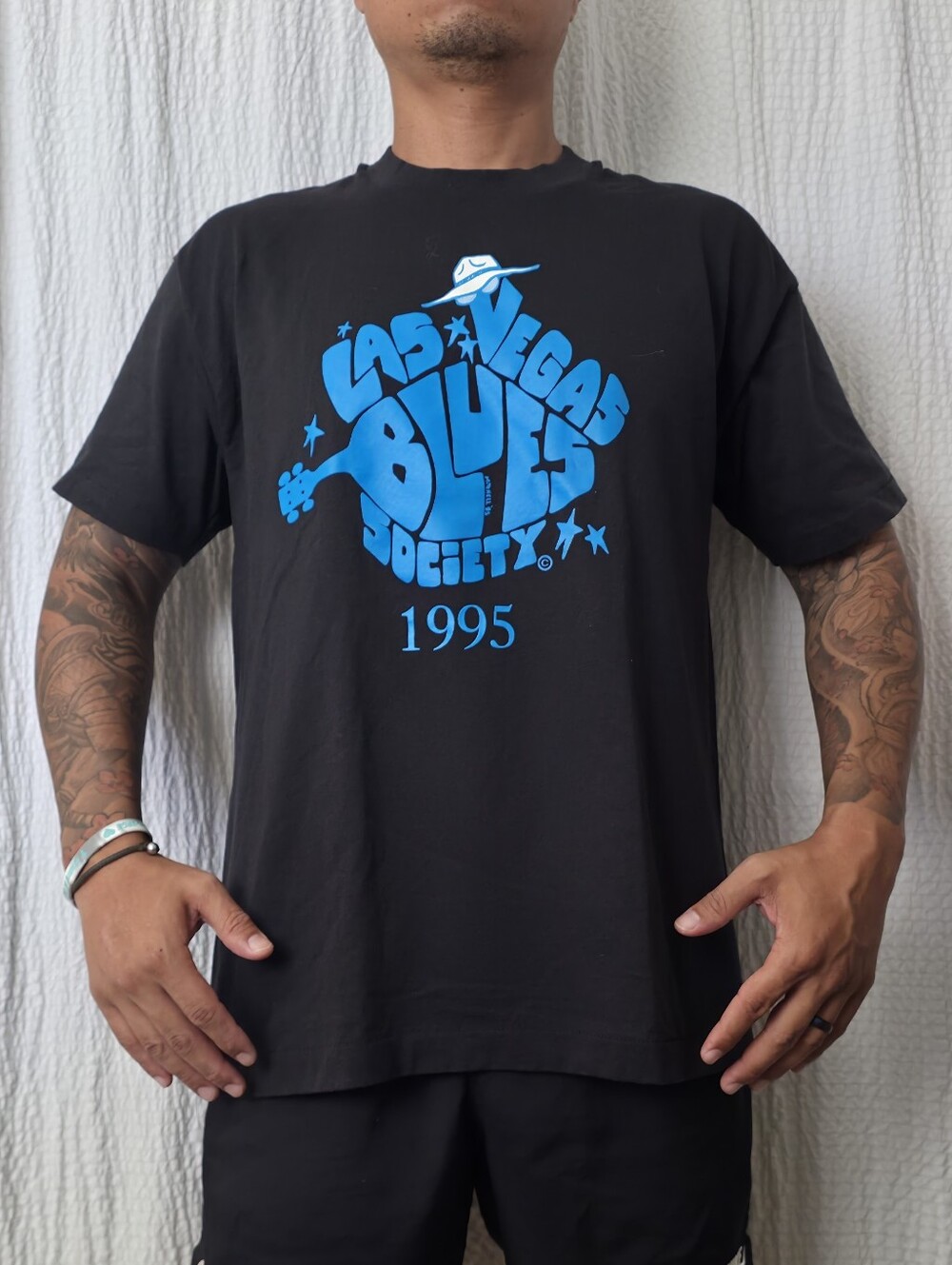 Vintage Las Vegas Blues Single Stitch Shirt XL